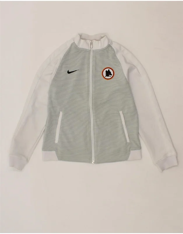 Best Men's Leather CoatsNIKE Boys Graphic Tracksuit Top Jacket 12-13 Years Grey Colourblock