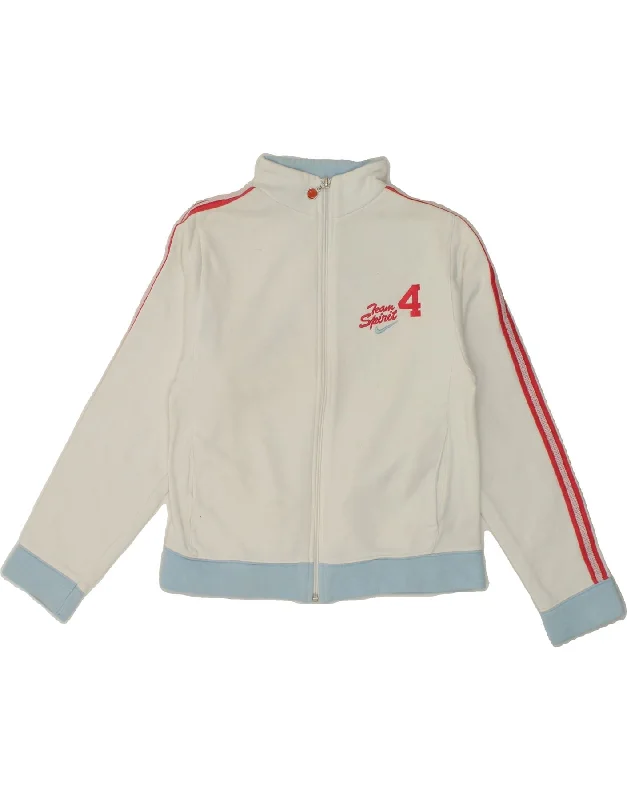 Men's Coats with Removable LiningsNIKE Girls Graphic Tracksuit Top Jacket 12-13 Years Large  White Cotton