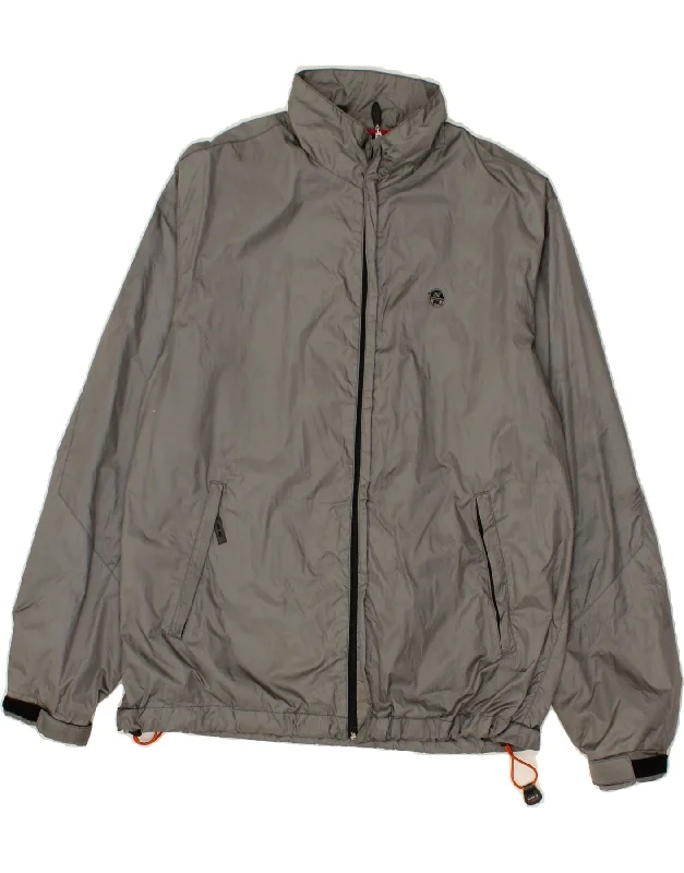 Warm Men's Down JacketsNORTH SAILS Mens Rain Jacket UK 40 Large Grey Polyamide