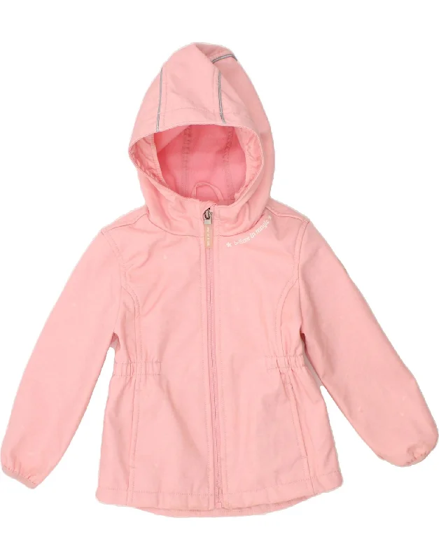 Men's Coats for WorkNORTHVILLE Girls Hooded Windbreaker Jacket 3-4 Years Pink Polyester