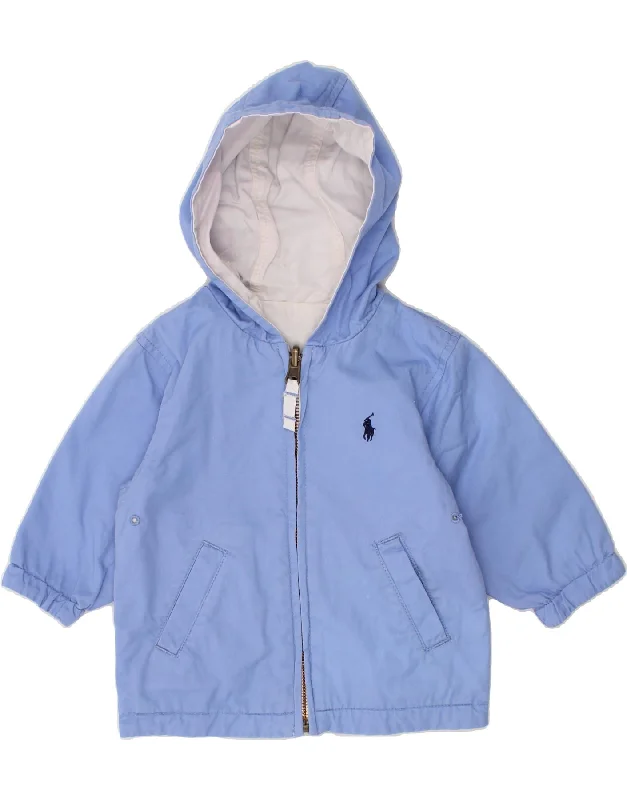 Stylish Men's Biker JacketsPOLO RALPH LAUREN Baby Boys Hooded Reversible Jacket 6-9 Months Blue
