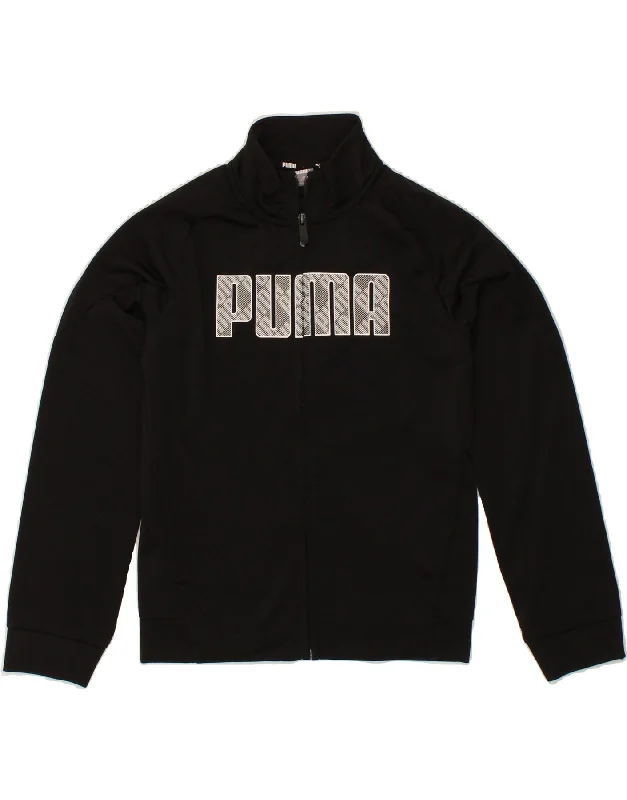 Essential Men's Puffer JacketsPUMA Boys Graphic Tracksuit Top Jacket 9-10 Years Medium  Black Polyester