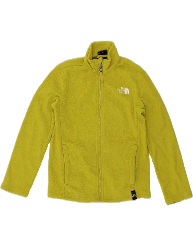 Men's Coats with PocketsTHE NORTH FACE Girls Fleece Jacket 7-8 Years Small Green Polyester