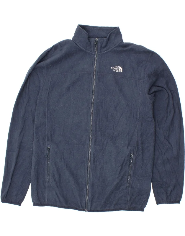 Men's Coats with Modern CutsTHE NORTH FACE Mens Fleece Jacket UK 40 Large Navy Blue Polyester