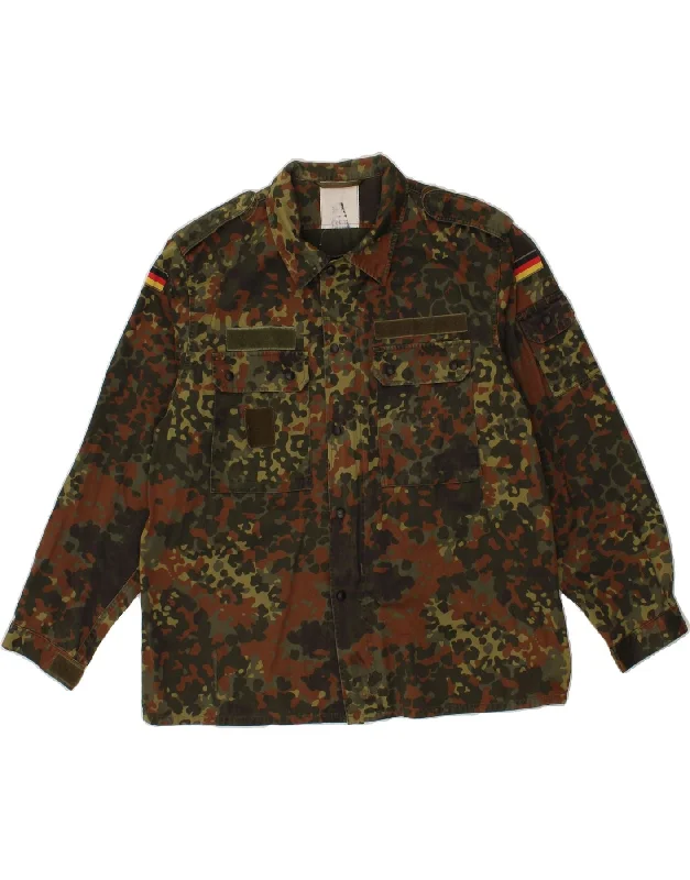 Modern Men's Field JacketsVINTAGE Mens Military Jacket UK 40 Large Khaki Camouflage